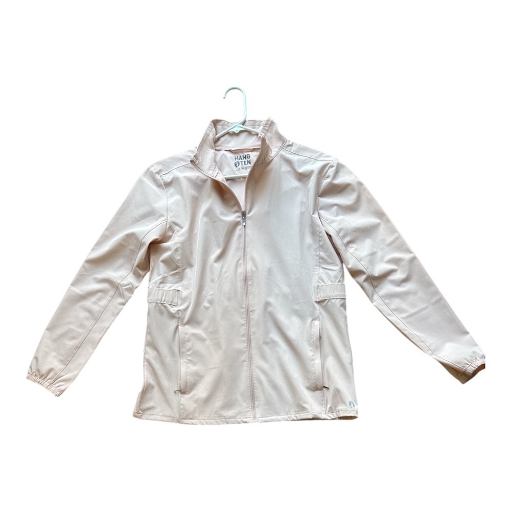 Hang Ten Womens Pink Lightweight Zip Up Jacket UV Protection Size M